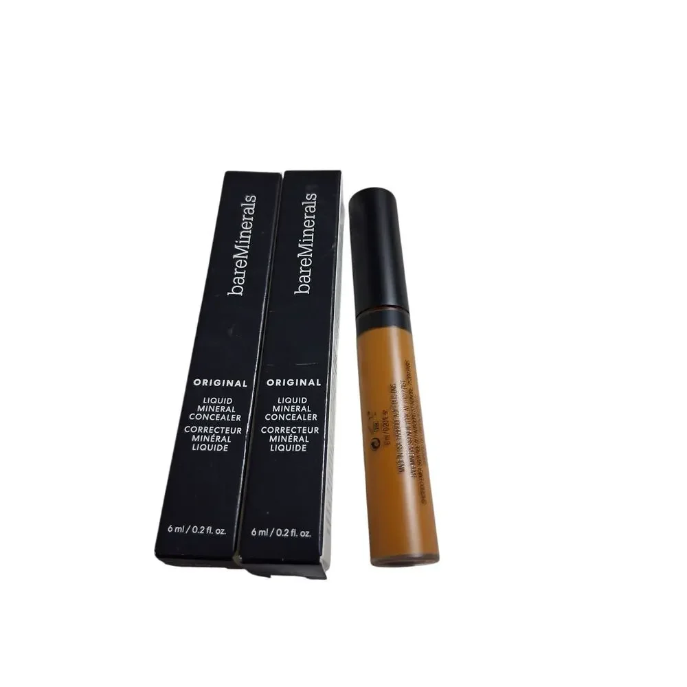 2pcs Bare Minerals ORIGINAL Liquid Mineral Brightening Concealer Color TAN 4W‎